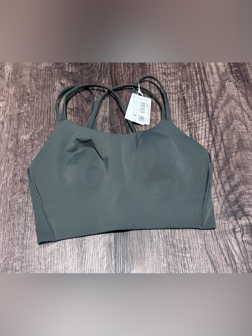 Lululemon Like a Cloud Longline Bra - Palm Deco